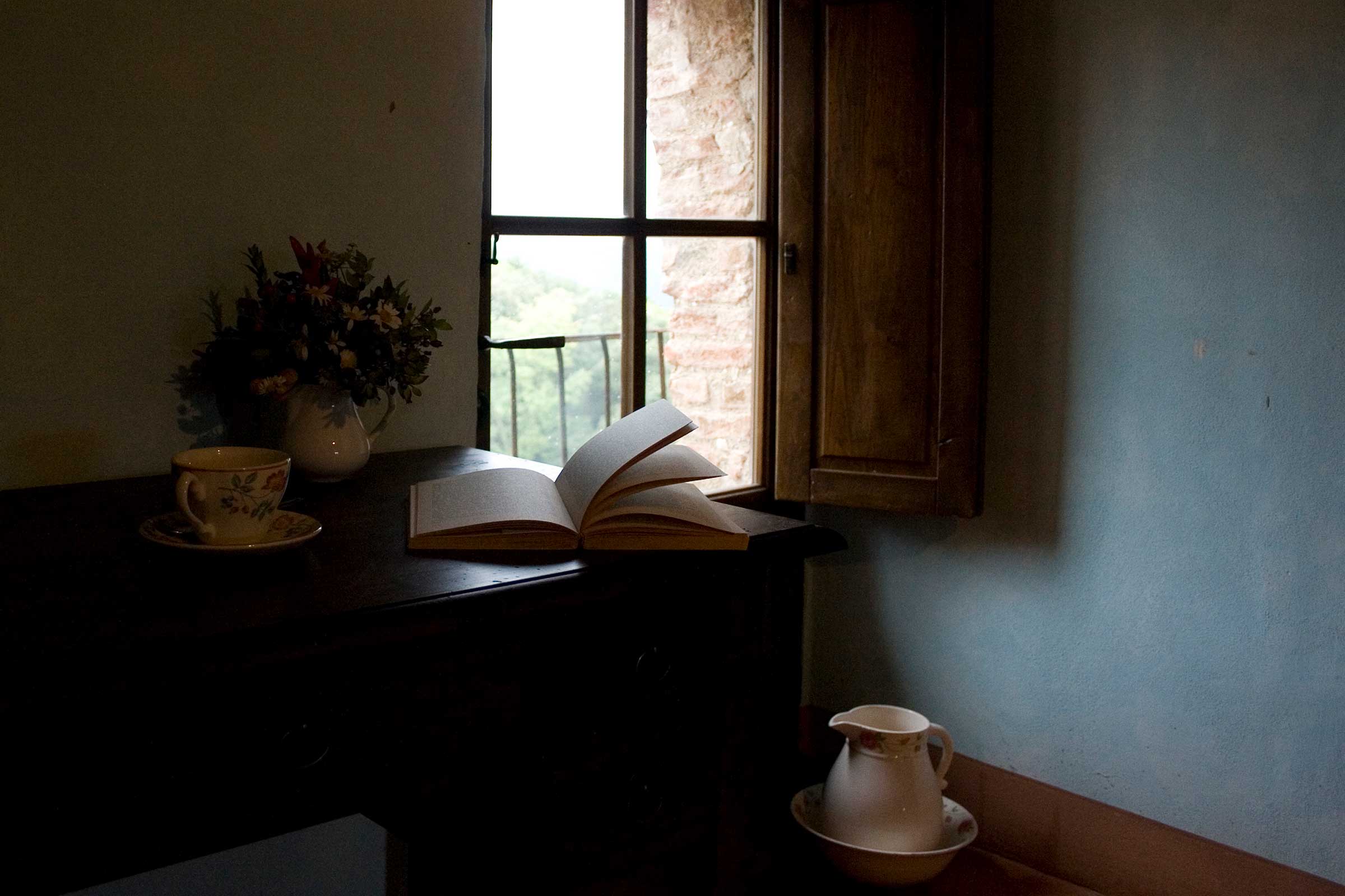 Villa Rogheta Toskana Italien Zimmer Zeit zum Lesen